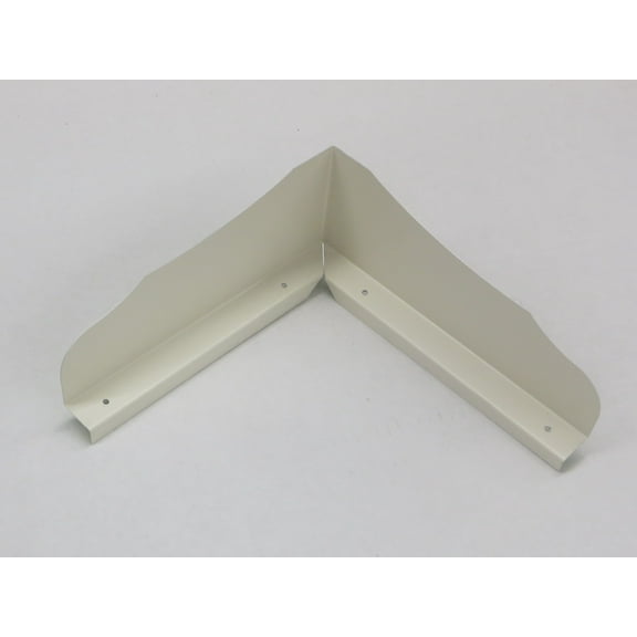 Bent (Inside Corner) Ornamental Gutter Valley Splash Guards - 3 ct LINEN