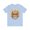 Baby Blue, variant on Mask Shirt, Shirt with Mask, Tee Shirt with Gold Face