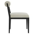 thumbnail image 5 of Side Dining Chair, Black, Fabric, Wood, Bar Pub Cafe Bistro Dining Kitchen Hospitality Restaurant, Modern Contemporary, HB37375, 5 of 9