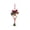 C, variant on Qjidjing Christmas Tree Ornaments, Xmas Hanging Wind Chime Pendants with Red Bow, for Xmas Tree, Front Door, Car Interior Decor