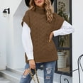 thumbnail image 4 of IMENGL Sleeveless new rope undershirt sweater, Brown L, Size M-XL, 4 of 5