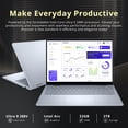 thumbnail image 3 of Dell Plus 14" 2K 2-in-1 Touchscreen Laptop, Intel Ultra 9 288V, 32GB DDR5, 2TB Storage(1TB SSD+1TB Docking Station Set), Intel Arc Graphics, Backlit Keyboard, Fingerprint Reader, Win 11, Blue, 3 of 9
