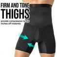thumbnail image 4 of FITVALEN Men Tummy Control Shorts High Waist Slimming Shapewear Body Shaper Leg Underwear Briefs, 4 of 8