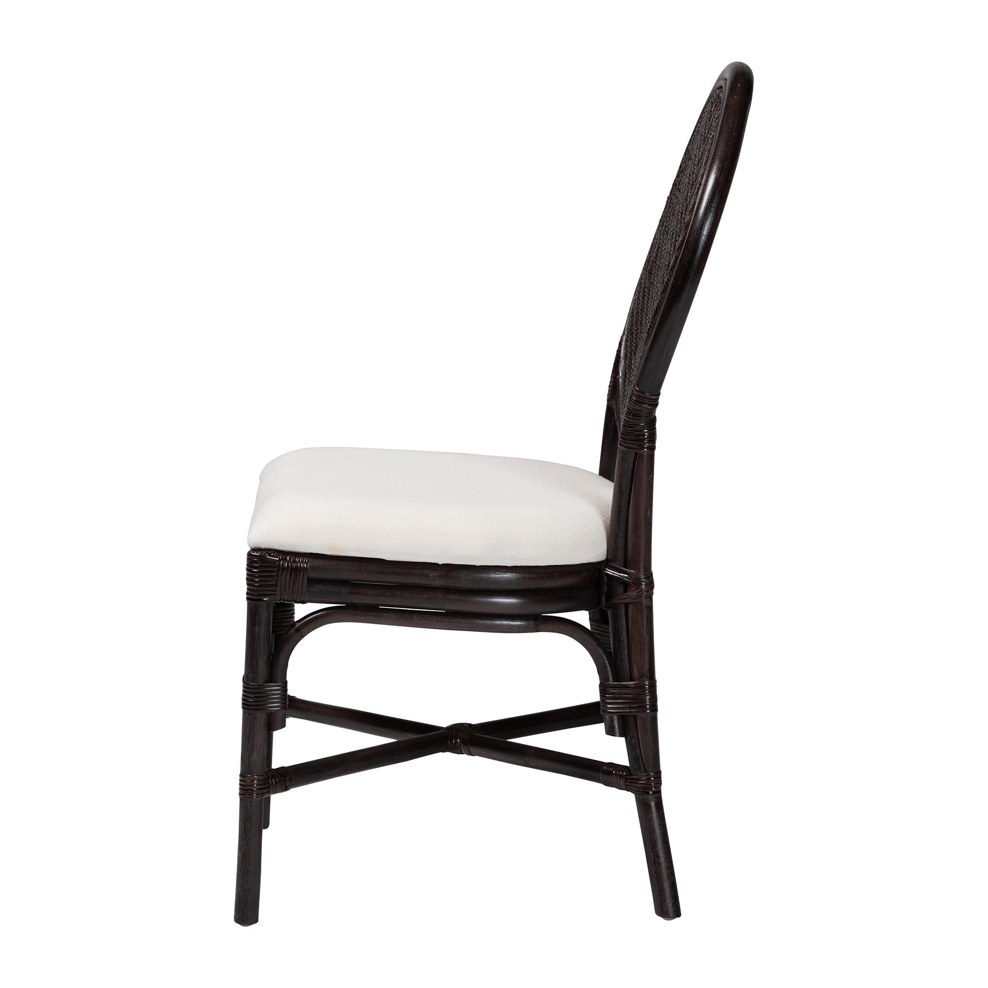 bali & pari Elmer Boho Dining Chair, Espresso
