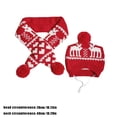 thumbnail image 3 of Winter Knitted Hat and Scarf Set for Dogs Cozy Pet Accessory Cap with Matching Neck Warmer, 3 of 6