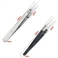 thumbnail image 1 of High Quality Stainless Steel Ceramic Tweezers Heat Resistant Non Conductive Ceramic Pointed Tip DIY Tools Hot Selling Hand Tools 2 PCS-Straight Head, 1 of 6