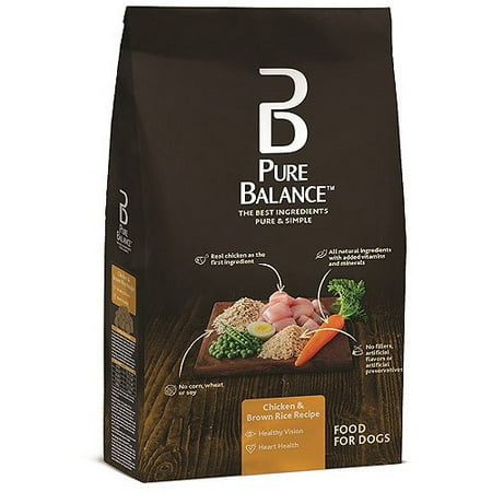 Pure Balance poulet et riz brun Tous Croquettes pour chien, 15 Lbs