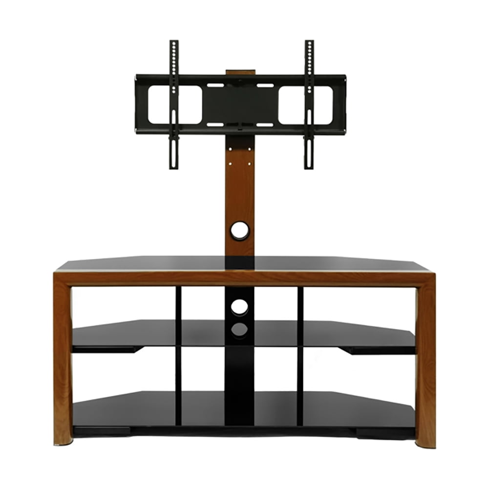 Veryke Swivel Floor TV Media Stand with Mount for TVs up to 3265