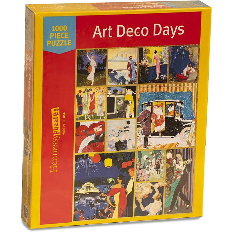 Amazon.com: Art Deco Days 1000 Piece Jigsaw Puzzle