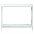 thumbnail image 2 of Spaco 2-Tier Console X-Design Sofa Side Accent Table-White, Entryway Table Hallway Table, Storage-Friendly Hallway Table for Foyer & Entry Spaces, 2 of 4