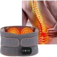 thumbnail image 1 of Electric heated lumbar cushion – Waist massager – Abdominal and back pain relief (grey), 1 of 5