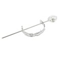 thumbnail image 4 of Pinzas para el pelo de aleación aro decorativo redondo geométrico Yuyangstore Pequeña plata, 4 of 7