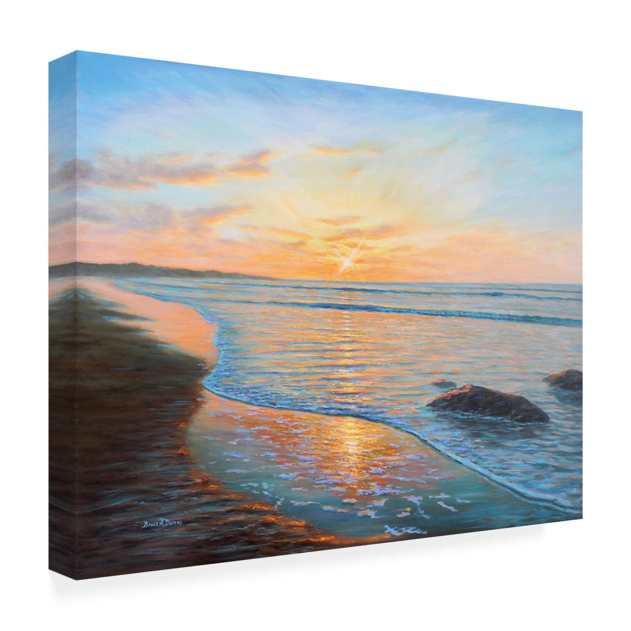 Canvas Wall Art - Bruce Dumas 'Scarborough Beauty' Wall Art for Living Room, Bedroom, or Office Décor by Trademark Fine Art - 24 x 18 Inches