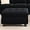Black, variant on Belffin Rectangular Velvet Ottoman with Storage, Tufted Design, Black