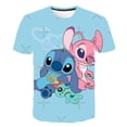 thumbnail image 1 of Children Boys Girls Stitch T Shirts Summer Short Sleeve Kids Stich Tops Tees Cartoon Casual Kids Clothes 1-14 Years Old T-Shirts3T Gao Jinjia LED, 1 of 2