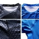 thumbnail image 5 of Qarigey Deporte manga larga cuello transpirable Color sólido ropa deportiva ligera resistencia al desgaste Durable trotar montañismo Camisetas Azul Qarigey AP013563-04, 5 of 6