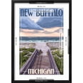 thumbnail image 5 of Art.com New Buffalo, Michigan - Beach Scene Art Print by Lantern Press, Black Frame Wall Art, 17" x 23", 5 of 5