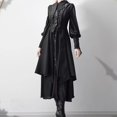 thumbnail image 4 of Disfraz de príncipe Lolita de estilo gótico negro oscuro para mujer, disfraz de nicho elegante y moderno para eventos, ropa de fotografía para actuaciones, vestido COS, 4 of 5