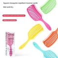 thumbnail image 4 of RYUJNDK Detangling Comb For Smooth Styling Hollow Design Hairbrush Styling Tool Creates Effortless Updos And Straight Styles, 4 of 8