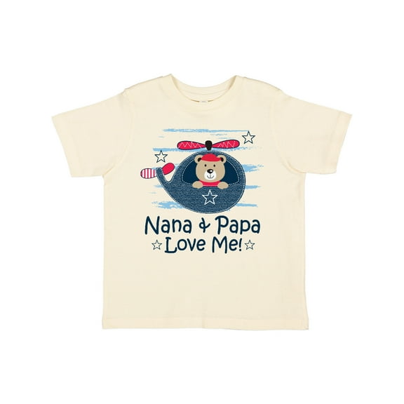 Inktastic Nana and Papa Love Me Grandson Boys Toddler T-Shirt