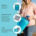 J.L. Childress WettoGo Portable Wet and Dry Bags for Baby Diapers