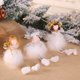 thumbnail image 5 of Yuarrent Muñecos de Ángel de Navidad, juguete de peluche, colgante colgante exquisito, Mini dibujos animados, decoración de Navidad, adorno de Kits de decoración para fiestas Yuarrent HA069661-00, 5 of 6