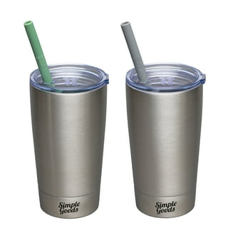 Colorful PoPo Cute Stainless Steel kids cup Straw Cups for Toddlers Mini  Insulated Tumblers with Lids for Smoothie Milk Set of 2 (Teal Mint 8.5 OZ)  Teal Mint 8.5 Fluid Ounces