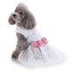 thumbnail image 4 of Vestido para mascotas para perros pequeños Vestido rojo sandía para mascotas Falda Ropa para mascotas Falda Primavera y verano Blanco puro Estilo femenino Tela Yorkie, 4 of 5