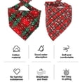 thumbnail image 3 of Bandana navideña para perros Bandana para mascotas Baberos triangulares Pañuelo para perros pequeños, medianos y grandes Gatos Mascotas, 3 of 5