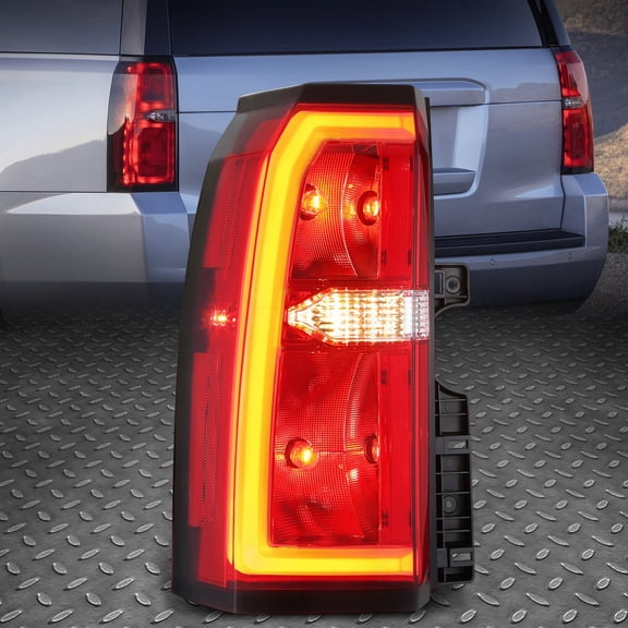 Nuvision LED DRL Rear Tail Light Brake Lamp for 15-20 Chevy Suburban Tahoe, Driver Side
