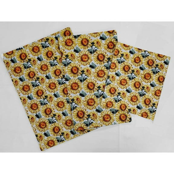 Harvest Sunflowers Countertop Appliance Slider Mats by Penny's Needful Things - Small
