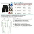 thumbnail image 2 of Men's Cargo Shorts Relaxed Fit Multi-Pocket Outdoor Cargo Shorts Cotton Black 3XL, 2 of 3
