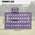 thumbnail image 7 of Xoenoiee Purple Golf Geometric Print Universal Golf Cart Seat Covers for EZGO TXT/RXV & Club Car DS/Precedent, Breathable Seat Towel Blanket/Seat Cushions with Non-Slip Backing, All-Season, 7 of 7