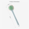 thumbnail image 7 of Taicans Shower Body Brush,Soft Bristles and Loofah 13.8in Long Handle Back Scrubber Bath Mesh Sponge,Fast Foaming Back Scrubber for Gentle Exfoliation and Deep Cleansing,Hanging Loop, 7 of 7