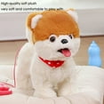 thumbnail image 4 of Toy Deals Vsontor Samoyed Walking Dog Toy For Girl Licking Barking Dog With Control Leash What You Say Talking Singing Tail Robot Dog Diy Pretend Dress A A, 4 of 6