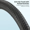 thumbnail image 4 of 2Pcs Mountain Bike Tires(20''X 1.95'')with 2Pcs Bike Tubes(20'' X 1.75''-2.125'' AV 32mm Valve), Beach Cruiser Bike Replacement Tires & Tubes, Puncture-Resistant Bicycle Tires, 4 of 8