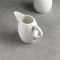 thumbnail image 3 of White Pointed Spout Milk Pitcher 200ml Ceramic Sauce Pot Gravy Boat With Handle, 3 of 5