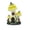 Yellow, variant on Guodhu Fairy Tale Mushroom Castle Resin Figurine Statue Mixed Material Cute Design for Garden Fairy Terrarium Miniature Landscape(Brown)