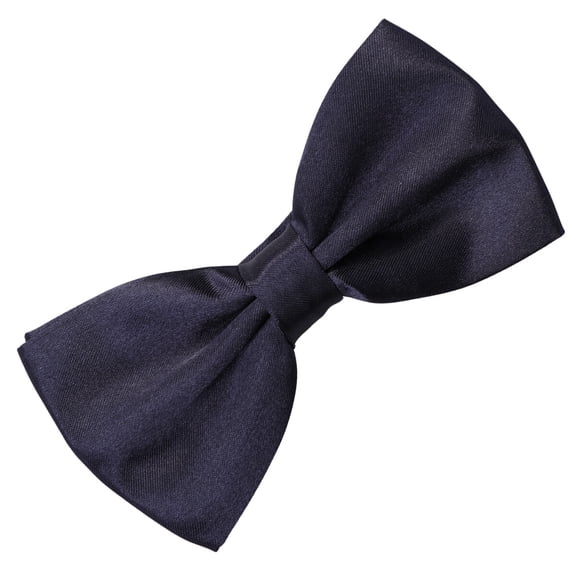 CTIRCHIU Mens Navy Bow Tie Adjustable Polyester Silk Wear Resistant Bowknot for Formal Events