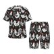 thumbnail image 1 of Balery Laying Hens And Roosters Conjunto de Pijama Infantil de Manga Corta con Estampado – Ropa de Dormir de Algodón Suave-3X-Large, 1 of 5
