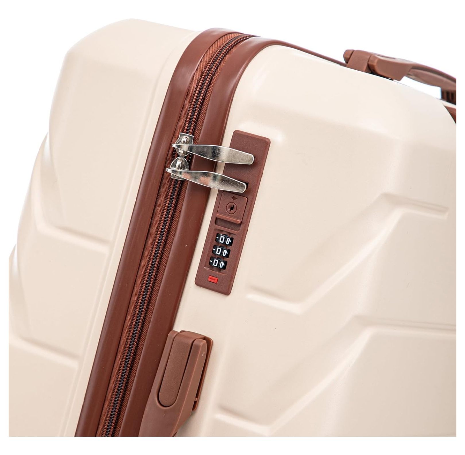 SONGMY Luggage 3 Pcs Sets ABS Hardside Luggage Set Spinner Wheel Suitcase
