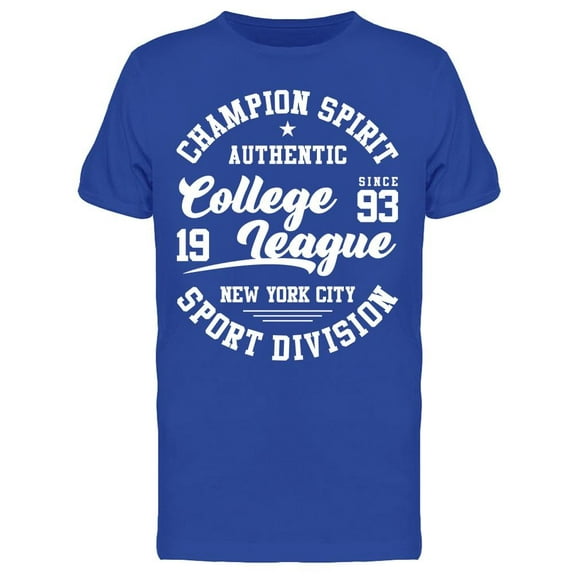 Banner. Champion Spirit T-Shirt Men -Image by Shutterstock, Male Medium
