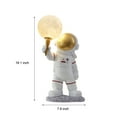 thumbnail image 5 of Astronaut Desk Lamp, Modern Resin Spaceman Moon Nightstand Lamp for Bedroom Children's Room Decor White and Gold, 5 of 8