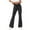 Black, variant on Yoga Pants Women Flared Drawstring Comfy Trendy Slimming Yoga Pants Elastic Spandex High Waist 7/8 Length Pants Solid Leggings for Ladies Joggers Party Black