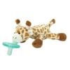 WubbaNub Infant Plush Toy Pacifier - Giraffe