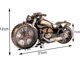 thumbnail image 2 of Reloj despertador creativo con forma de motocicleta, reloj de motocicleta modelo de escritorio compatible con niños adultos (cuatro diseños, entrega al azar) Afortunado Sencillez, 2 of 5
