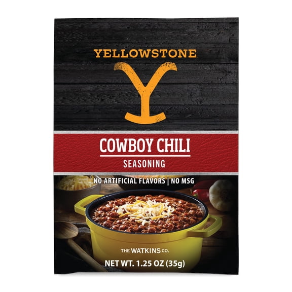Pack Of 2 Yellowstone Cowboy Chili Seasoning, 1.25 oz (Package May Vary)