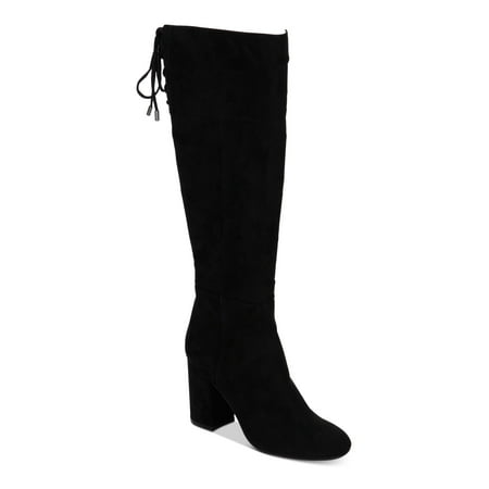 

KENNETH COLE Womens Black Lace Corie Round Toe Block Heel Zip-Up Boots 8.5