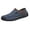 Blue, variant on Men's Orthopedic Dress Loafers Orthopedic Leather Slip on Boat Shoes Lightweight Breathable Non Slip Sneakers Black Size 10