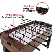 54 4-in-1 Multi Game, Billiards, Table Tennis Pong Table, Air Hockey, Foosball, by MD Sports